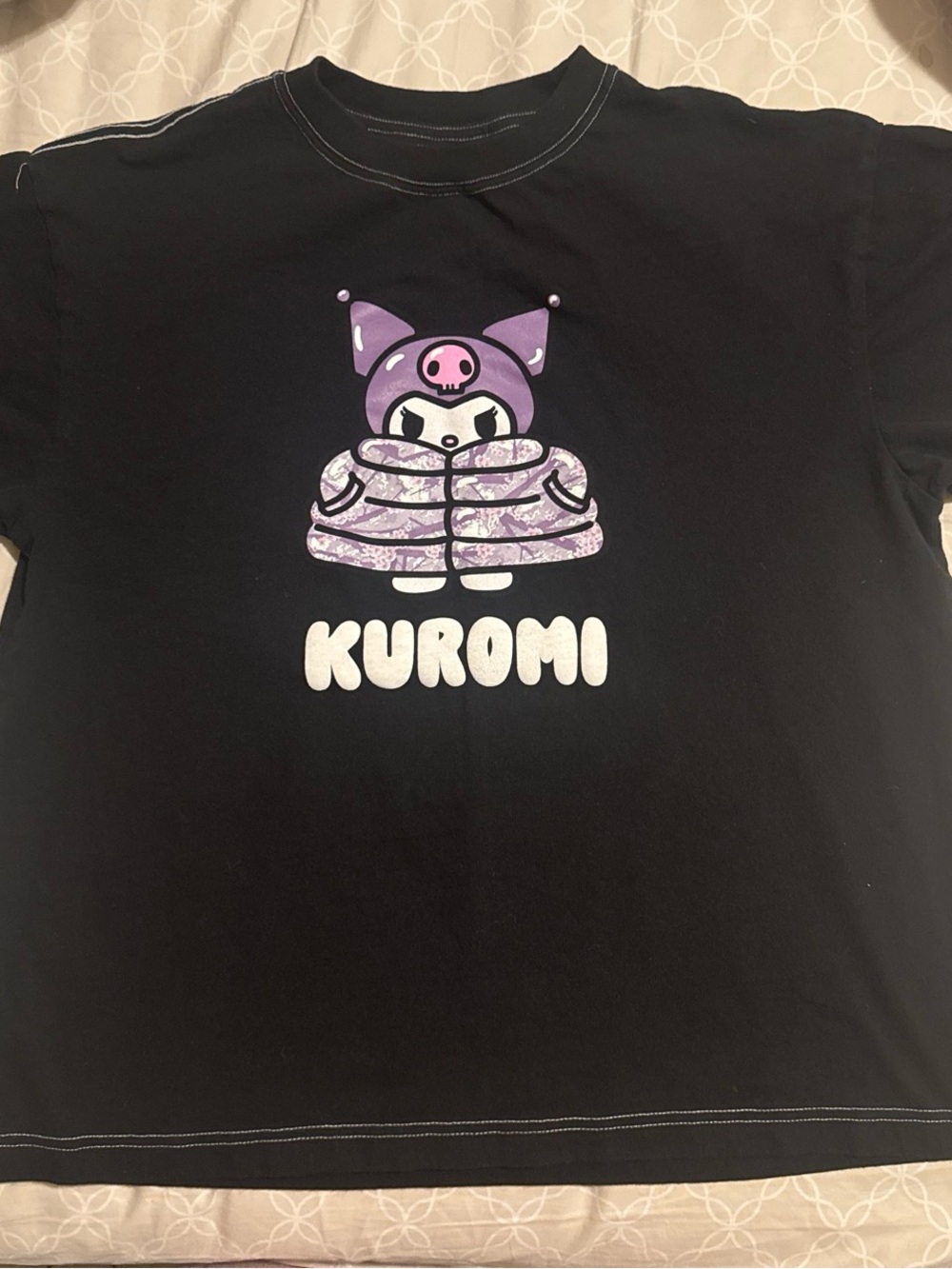 Alab Sanrio Kuromi Graphic Tee in Black and Purple